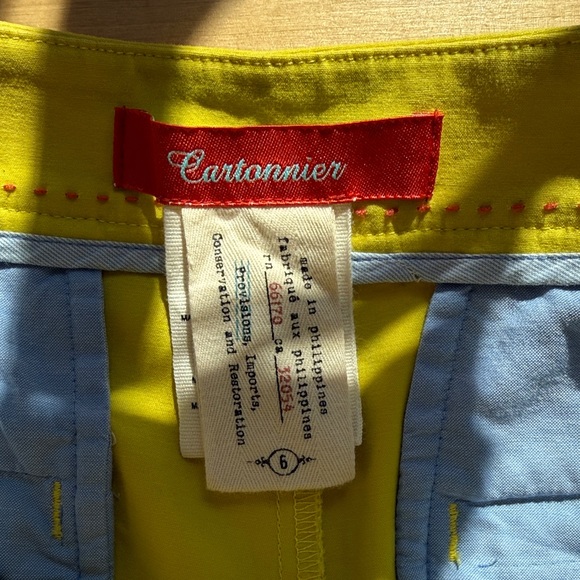 Anthropologie Cartonnier Women’s Tulip Sailor Shorts Size 6 - Picture 6 of 9